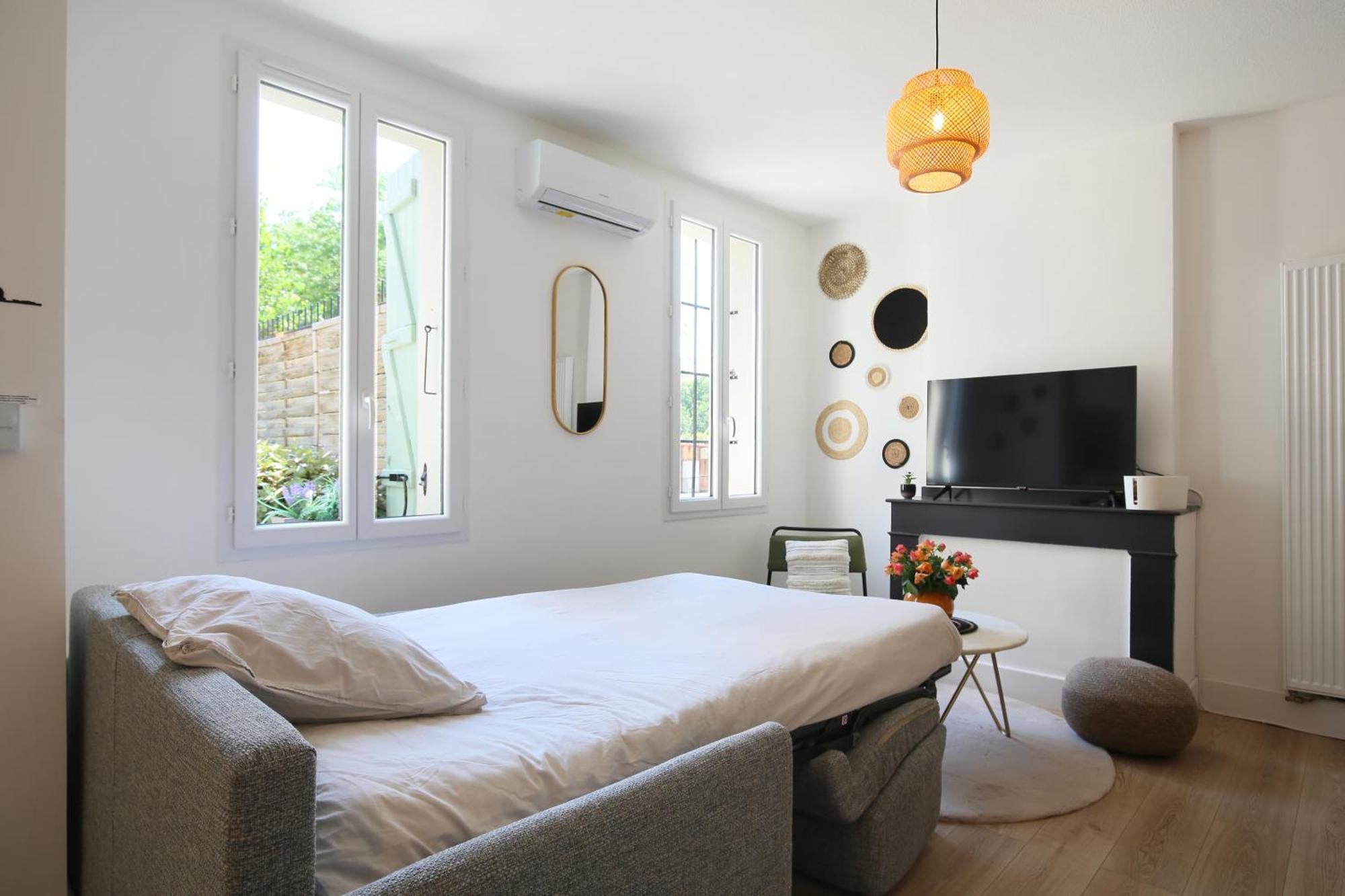 L'ethnique 7p - Climatisation - Jardin - Parking - Salle De Sport Appartement *